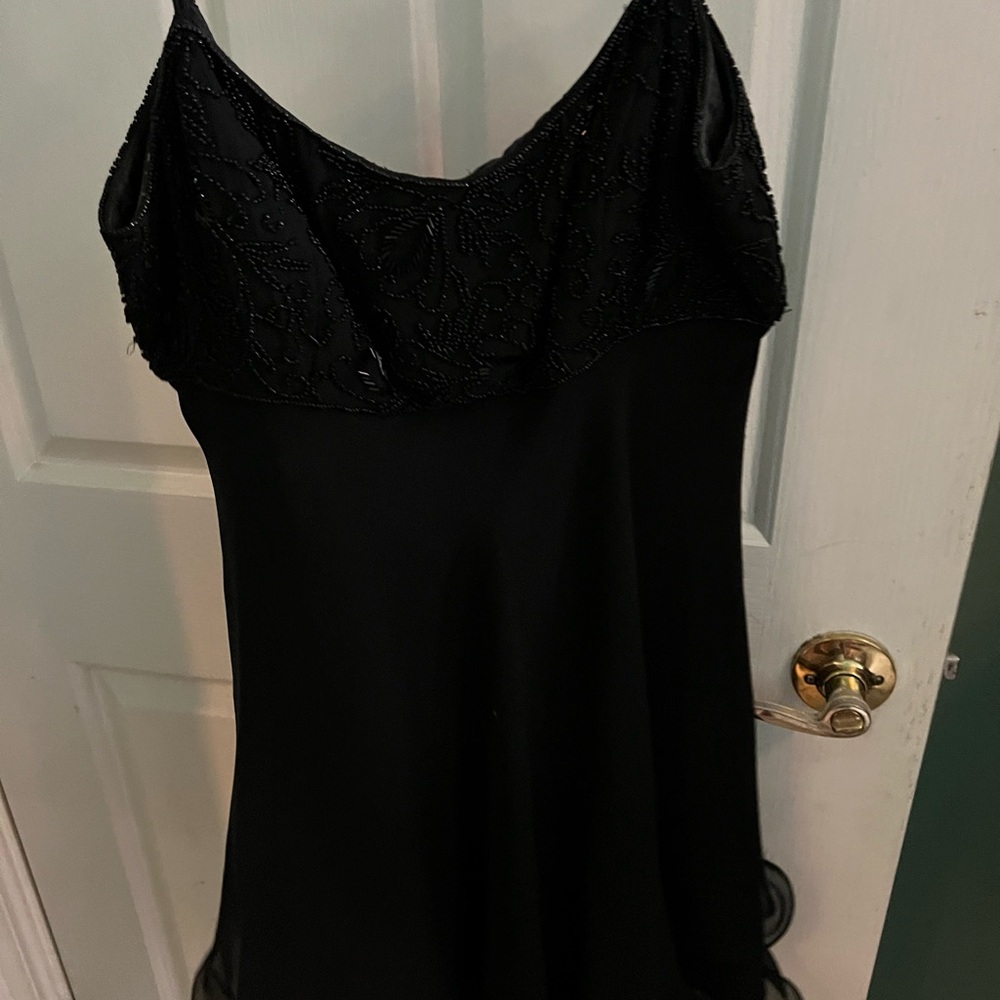 Lillie Rubin Black Beaded Dress- Used